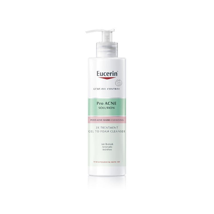 Sữa rửa mặt hỗ trợ da mụn Eucerin Pro Acne Solution cho thanh thiếu niên
