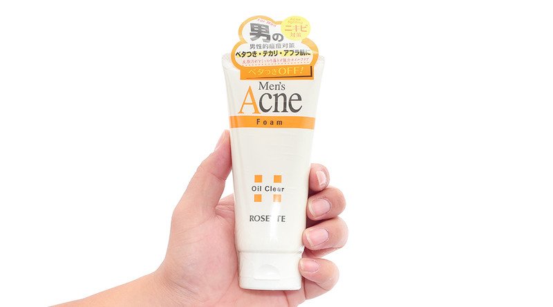 Sữa rửa mặt kiềm dầu Rosette Men's Acne Foam