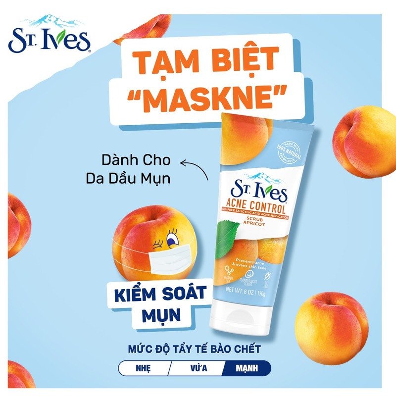 Sữa rửa mặt mơ tẩy tế bào chết