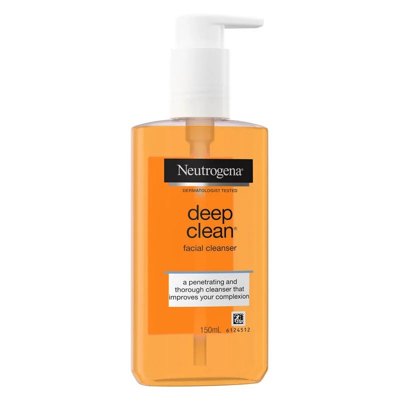 Sữa rửa mặt Neutrogena làm sạch sâu dạng gel cho da mụn.