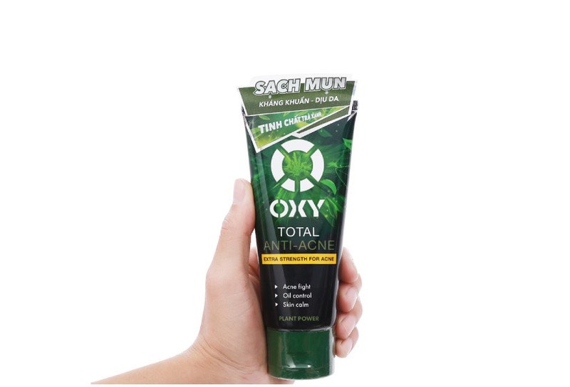 sữa rửa mặt Nhật Oxy Total Anti-Acne hỗ trợ trị mụn cho da dầu