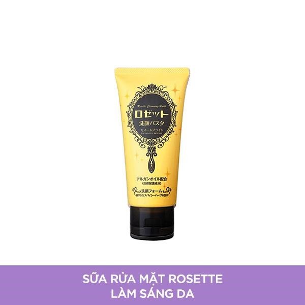 Sữa Rửa Mặt Rosette Bùn Khoáng Sáng Da cho hiệu quả làm sạch dịu nhẹ