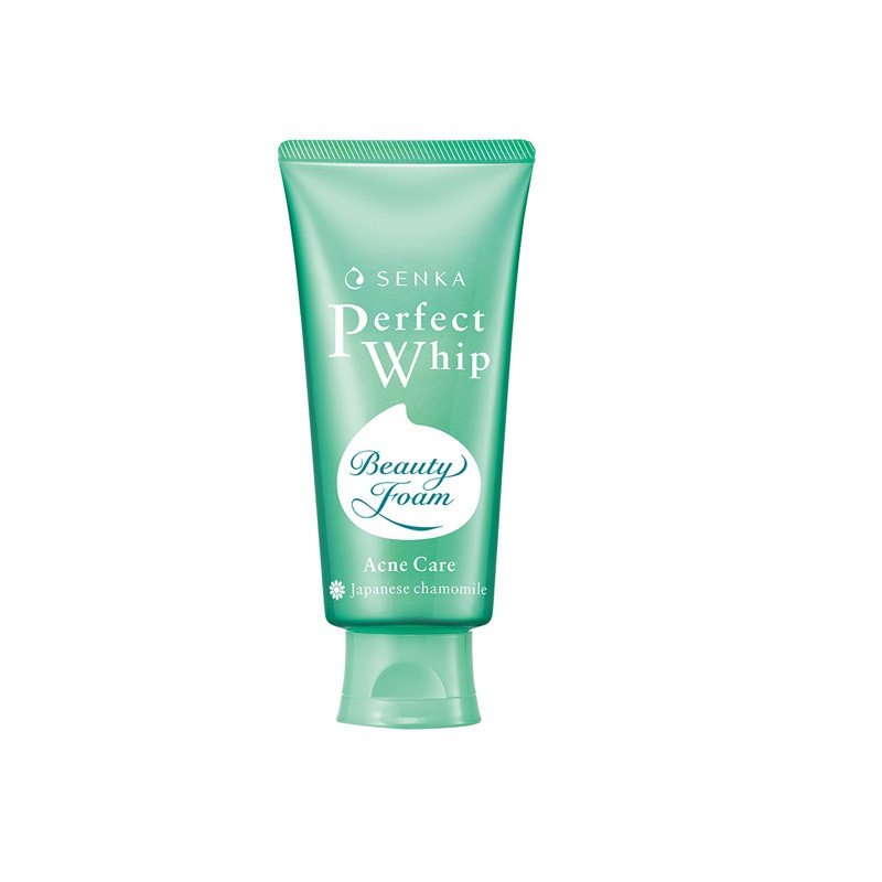 Sữa Rửa Mặt Senka Perfect Whip Acne Care 100g - Sữa rửa mặt BHA dành cho da mụn