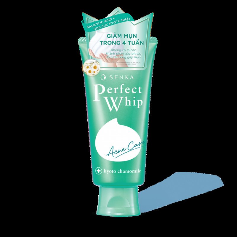 Sữa Rửa Mặt Senka Perfect Whip Acne Care Cho Da Mụn 100g