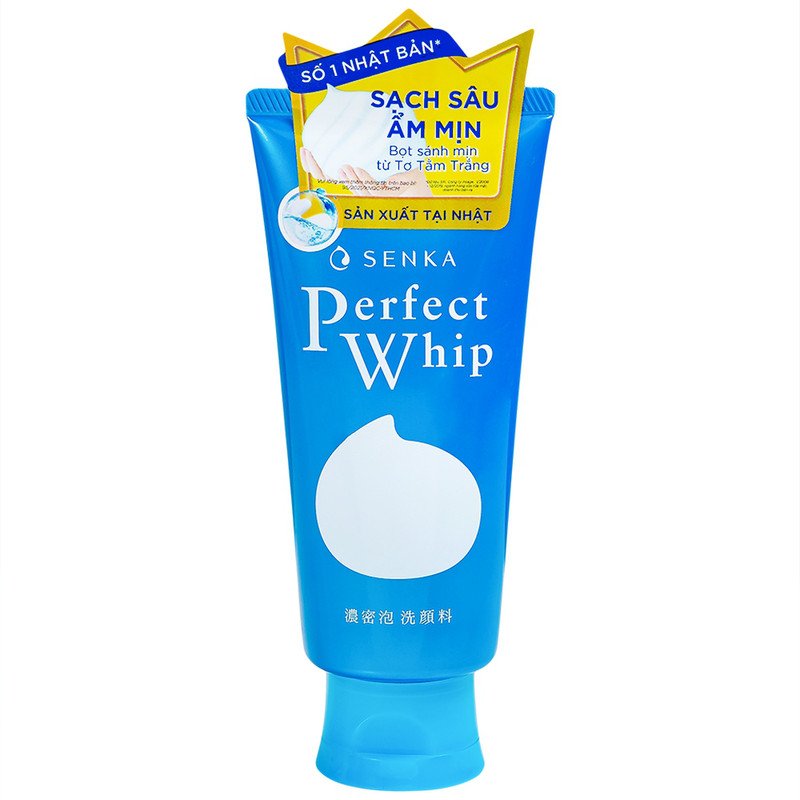 Sữa rửa mặt tạo bọt Perfect Whip U Senka dưỡng ẩm sâu