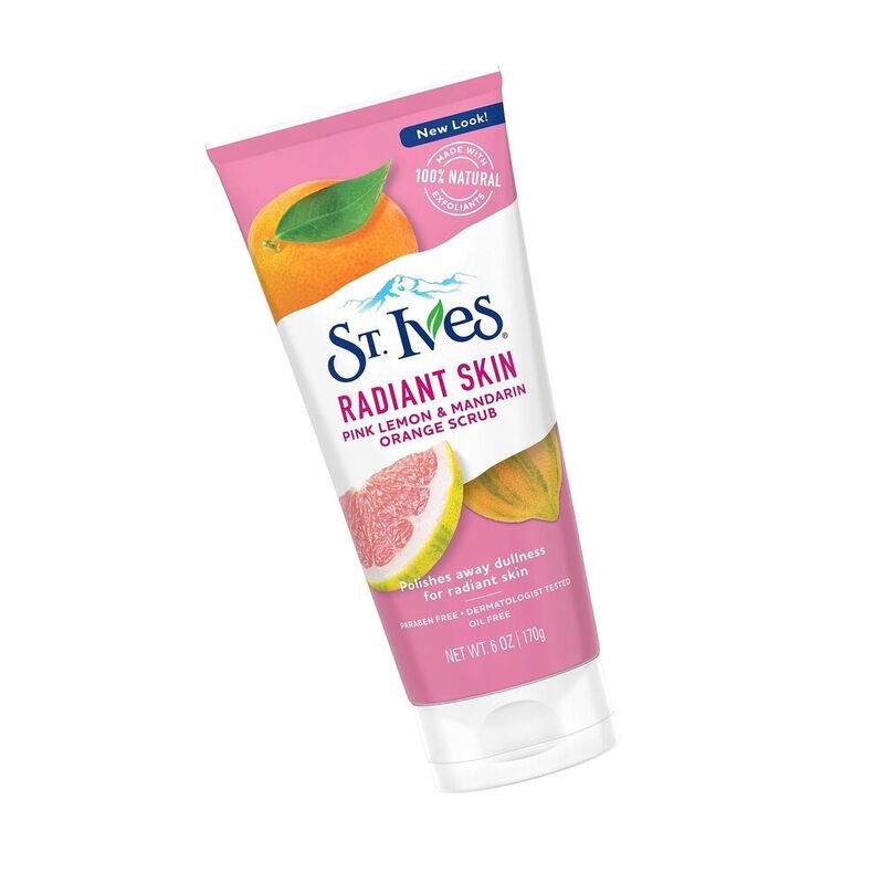 Sữa rửa mặt tẩy tế bào chết St.Ives chanh hồng và cam làm sáng da
