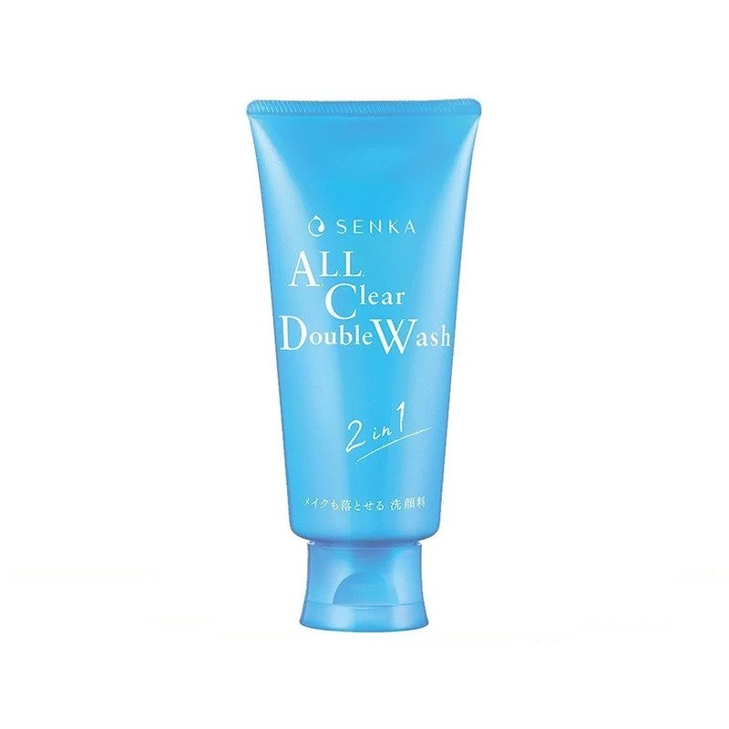 Sữa rửa mặt tẩy trang Senka All Clear Double Wash làm sạch hiệu quả
