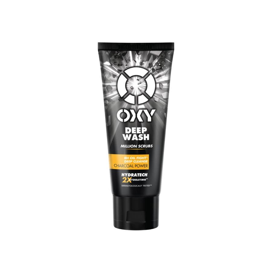 Sữa rửa mặt than hoạt tính Oxy Deep Wash làm sạch sâu có hạt
