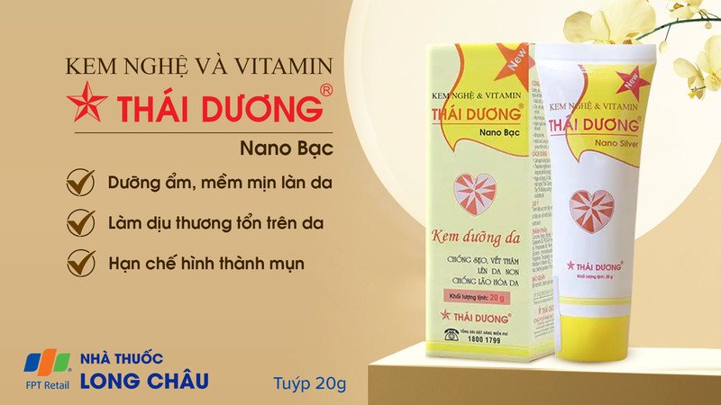 Tác dụng làm dịu và phục hồi da của tinh chất nghệ và nano bạc