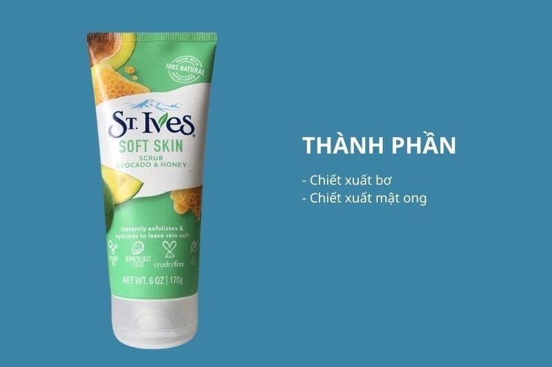 Thành phần của Sữa Rửa Mặt St.Ives Avocado &amp; Honey