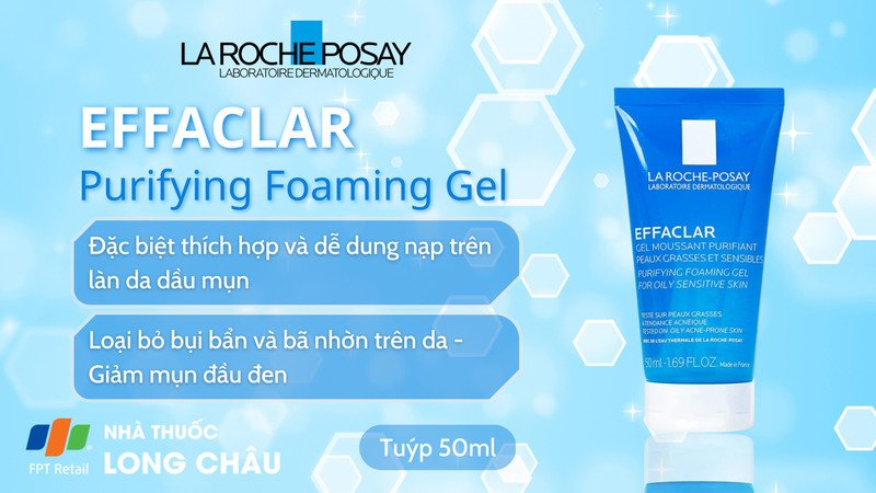 Thành phần tự nhiên trong sữa rửa mặt kiểm soát dầu La Roche-Posay