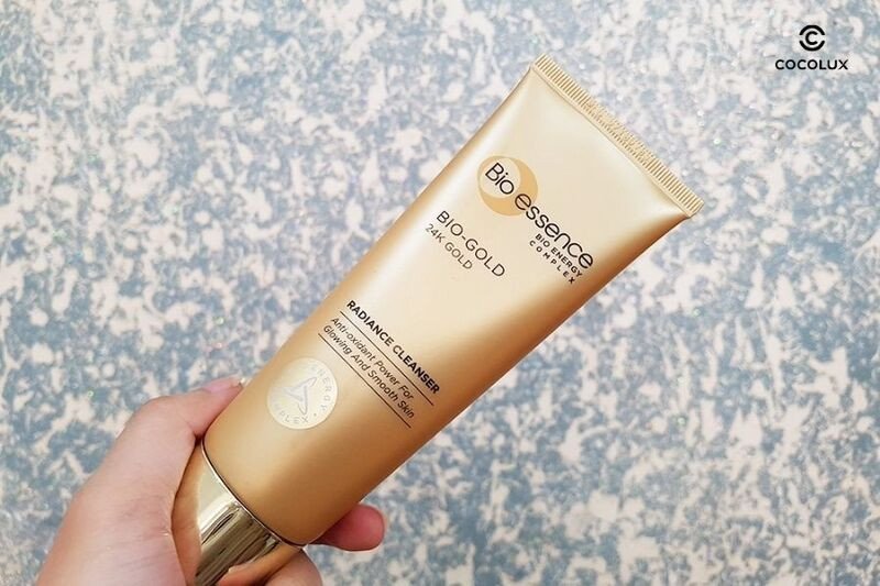 Thiết kế bao bì sữa rửa mặt Bio-essence vàng 24K