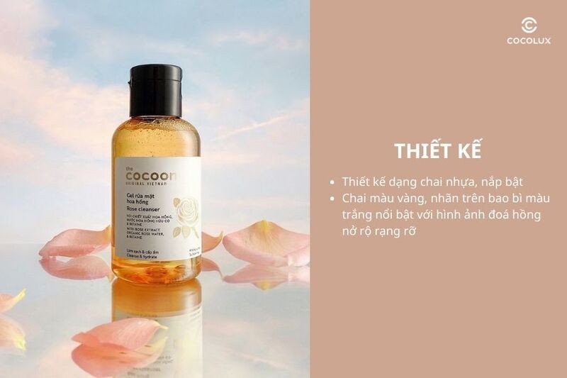 Thiết kế sữa rửa mặt hoa hồng