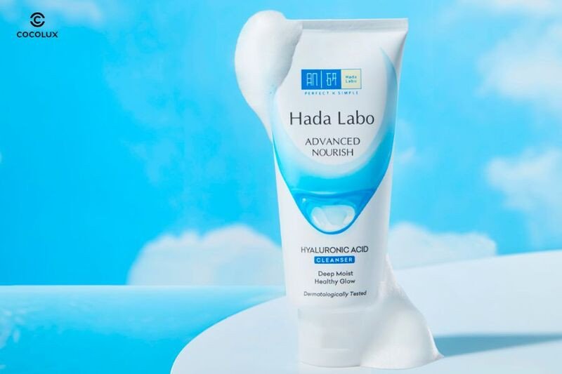 Thiết kế tuýp Sữa Rửa Mặt Hada Labo Advanced Nourish Dưỡng Ẩm cho da khô