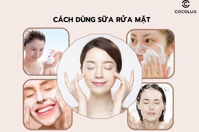 Thực hiện đúng quy trình rửa mặt giúp da khỏe mạnh