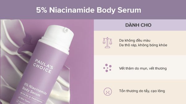 Tinh chất phục hồi Niacinamide dưỡng ẩm da sau tẩy lông