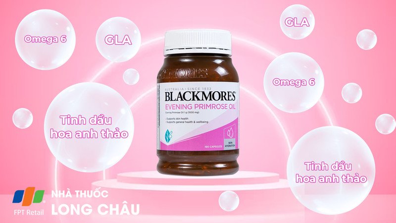 Tinh dầu hoa anh thảo Evening Primrose Oil hỗ trợ sức khỏe