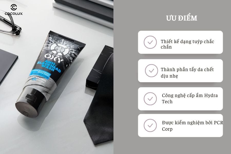 Ưu điểm nổi bật của Kem Rửa Mặt OXY Giảm Mụn Đầu Đen được nhiều người tin dùng