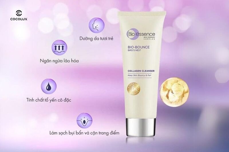 Ưu điểm nổi bật của sữa rửa mặt Bio Essence Tổ Yến Collagen