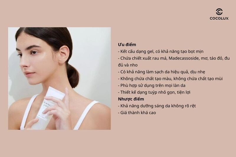 Ưu và nhược điểm của sữa rửa mặt Skin1004 dưỡng sáng