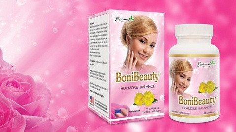 Viên uống BoniBeauty hỗ trợ cải thiện rối loạn nội tiết tố và làn da