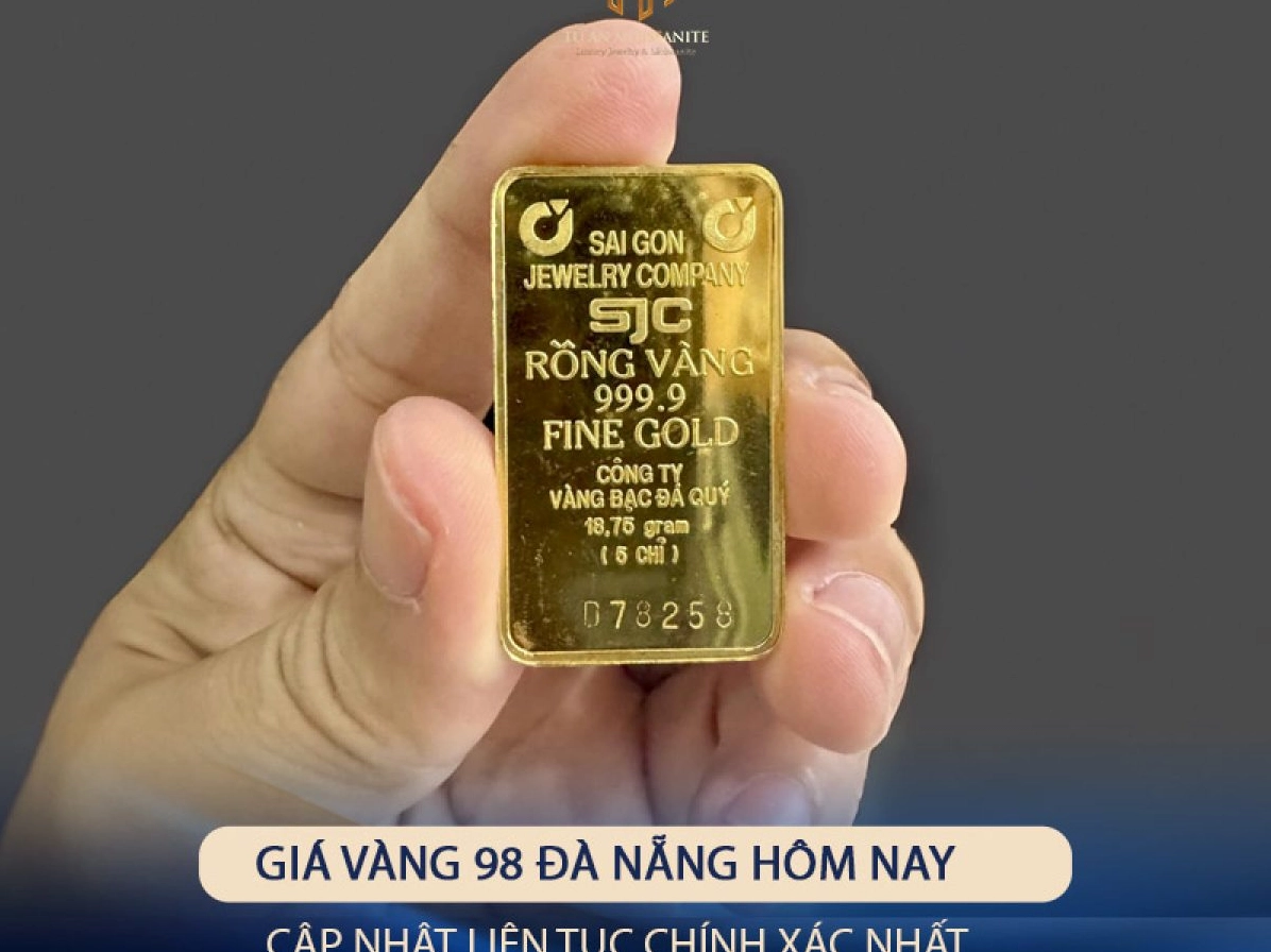 Giá Vàng 98 Đà Nẵng Hôm Nay: Cập Nhật Mới Nhất 2026 Biểu đồ giá vàng 98 Đà Nẵng hôm nay chi tiết