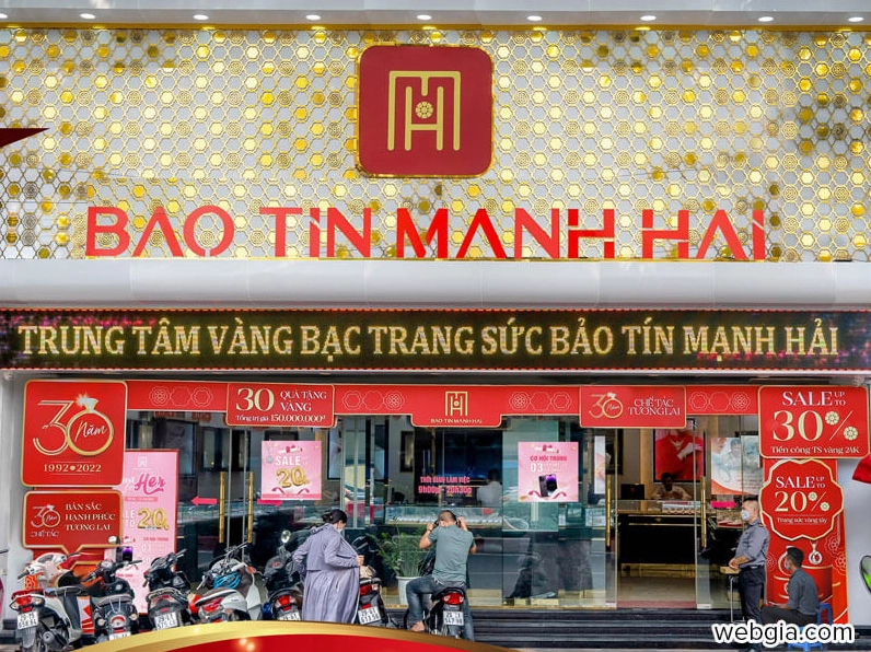 Vàng Bảo Tín Mạnh Hải Hôm Nay: Cập Nhật Giá Mới Nhất 2026 Biểu đồ giá vàng Bảo Tín Mạnh Hải