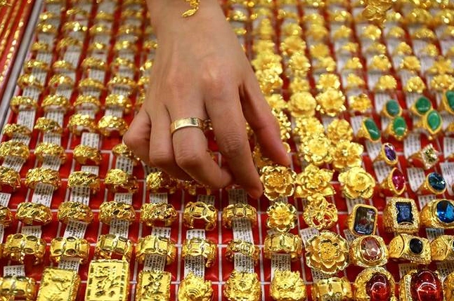 Biểu đồ giá vàng SJC hôm qua