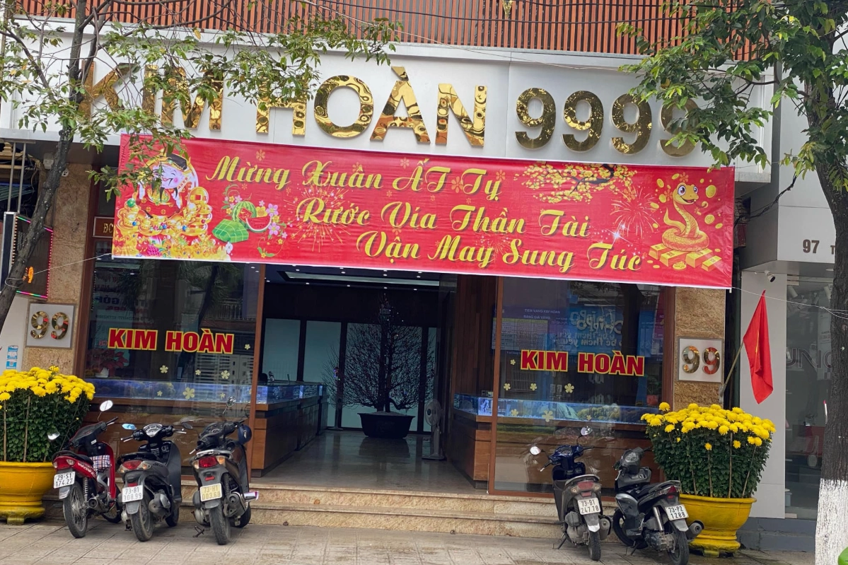Biểu đồ giá vàng tại Quảng Bình