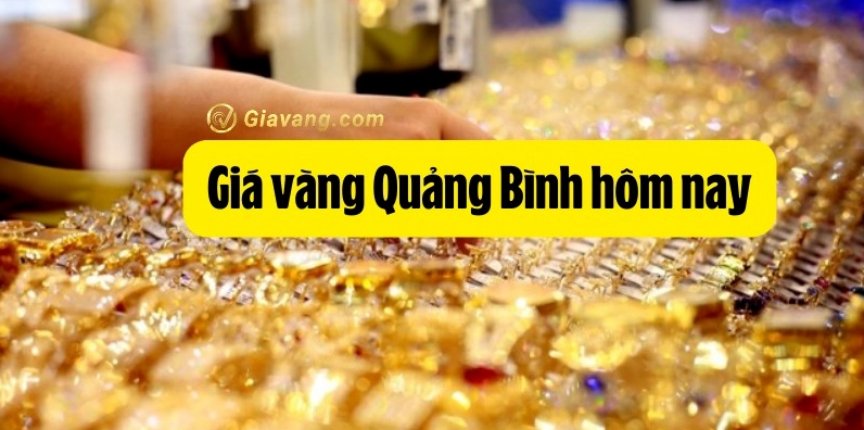 Biểu đồ giá vàng tại Quảng Bình