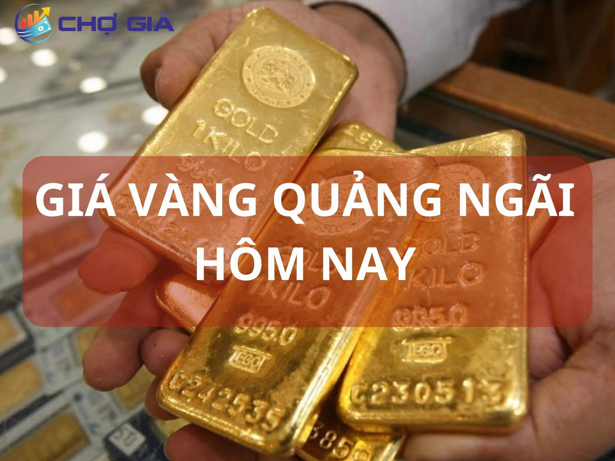 Biểu đồ so sánh giá vàng tại Quảng Ngãi hôm nay