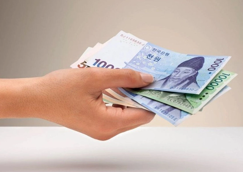 Biểu đồ tỷ giá Won - Việt Nam