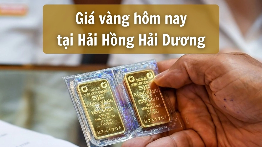 Giá Vàng 9999 Hôm Nay Tại Hải Hồng Hải Dương: Cập Nhật 2026 Cập nhật giá vàng Hải Dương hôm nay tại Hải Hồng mới nhất