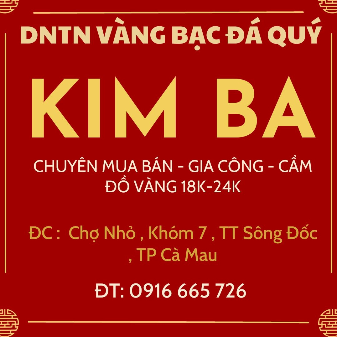 Cửa hàng vàng tại Cà Mau