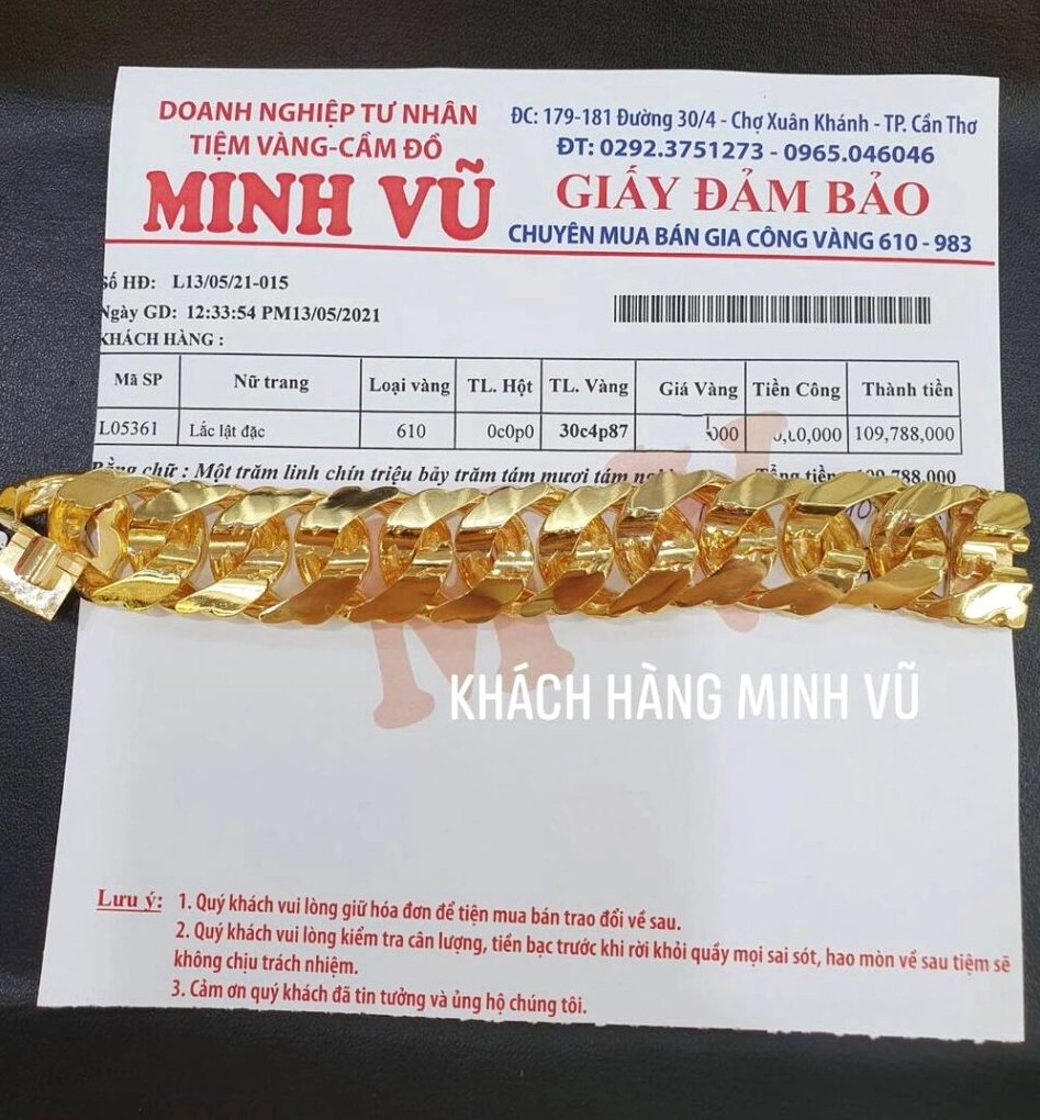 Lưu ý khi mua bán vàng tại tiệm vàng Cần Thơ