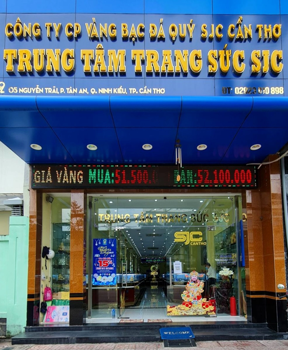 Vàng SJC Cần Thơ: Giá Vàng, Địa Chỉ Mua Bán Uy Tín 2026 Trung tâm trang sức SJC Cần Thơ